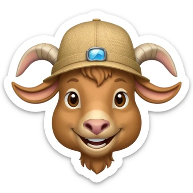 Make a logo for dj with sea goat with a name of Deejay Harris sticker