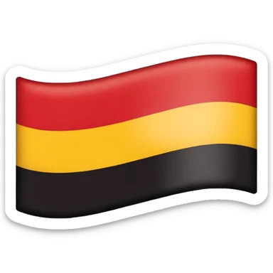 Aboriginal Australians flag without the British symbols sticker