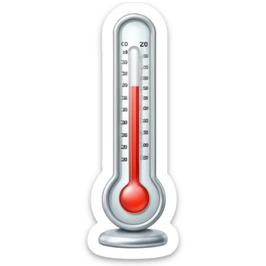 medical thermometer sticker