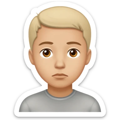 Cewe Overthinker,  natural tatapan kosong mikir sticker