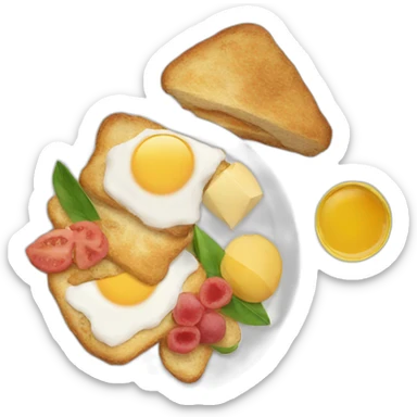 desayuno all inclusive sticker
