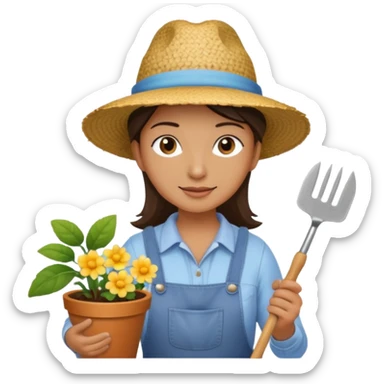 gardening sticker