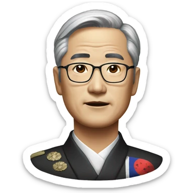 President of Republic of Korea sticker