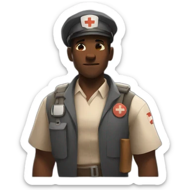 Medic team fortress 2 sticker