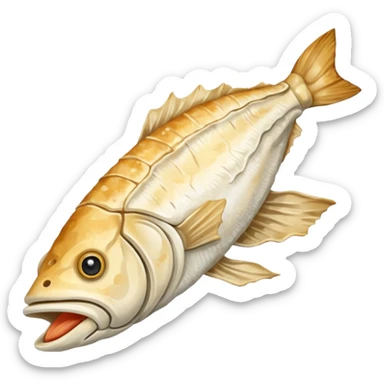bacalhau salgado seco sticker