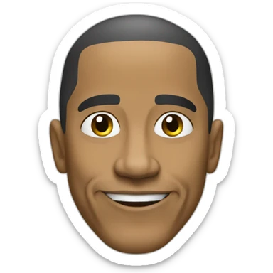 Recreate the ok cool with the Face of obama sticker