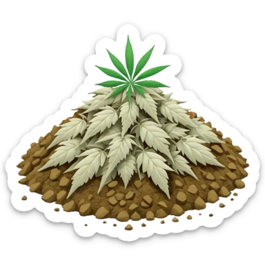 white color marijuana, no color sticker