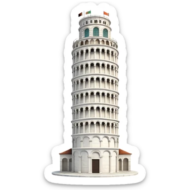 Tower of Pisa sticker