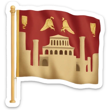 Roman Empire flag sticker