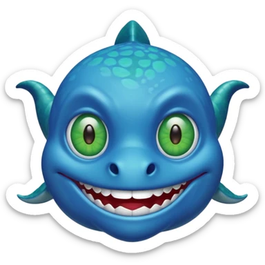Luca and alberto sea monster sticker