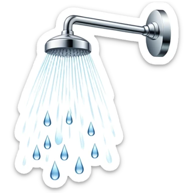 shower sticker