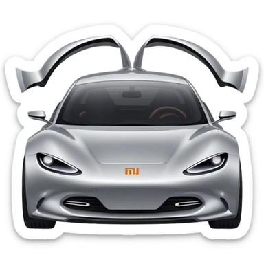 xiaomi yu7 car Silver sticker