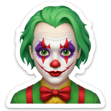 the joker from the dark knight sticker