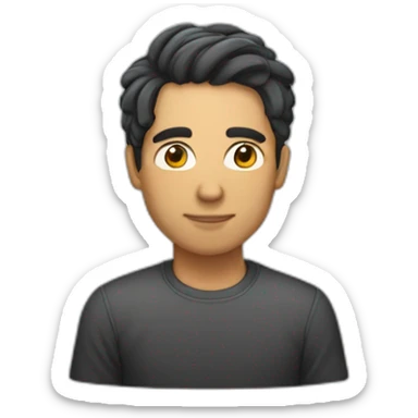 advogado de óculos e cabelo curto sticker