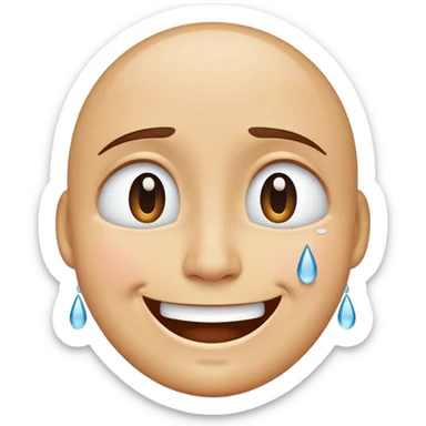 Faccina che ride con una lacrima  sticker