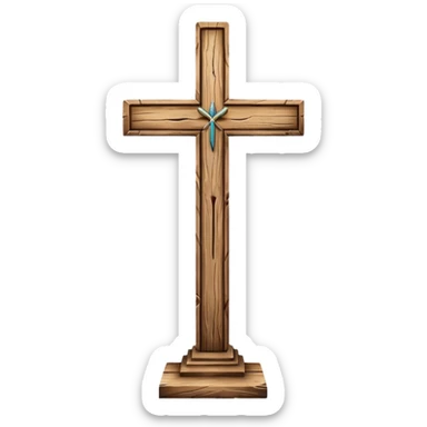 church cross sticker