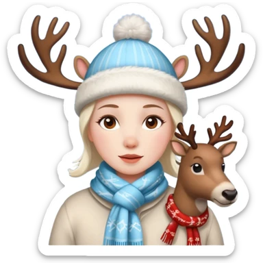 🤍☃️🦌 sticker