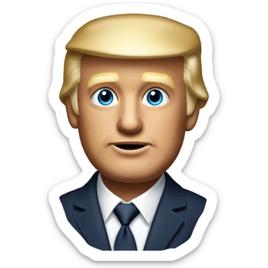 President Donald Trump sticker