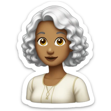 toplees-lady sticker