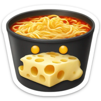 samyang cheese buldak ramen sticker