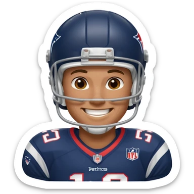 New England patriots sticker