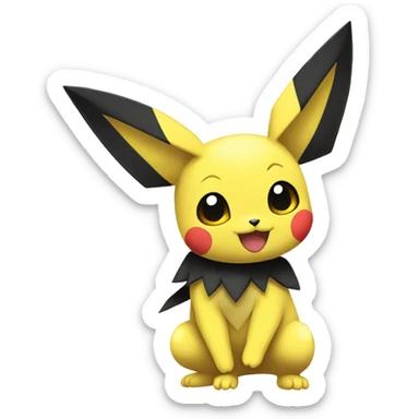 PICHU,POKEMON,CUTE sticker