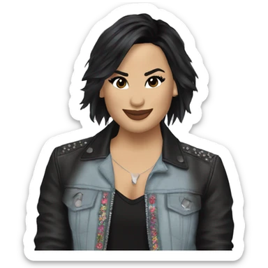 Demi lovato camp rock sticker