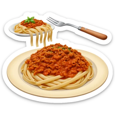 pasta bolognese sticker