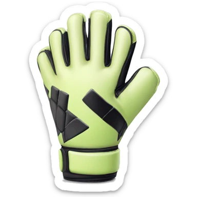 gloves of goalkeeper sticker