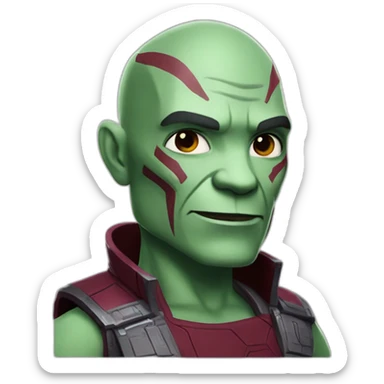 Guardians of the galaxy drax sticker