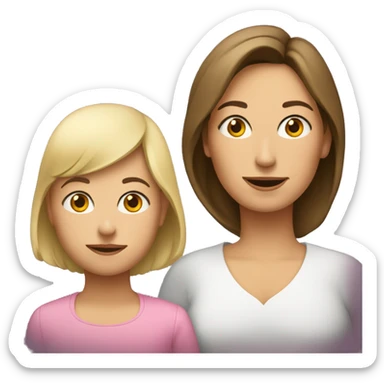 Mutter und Tochter sticker