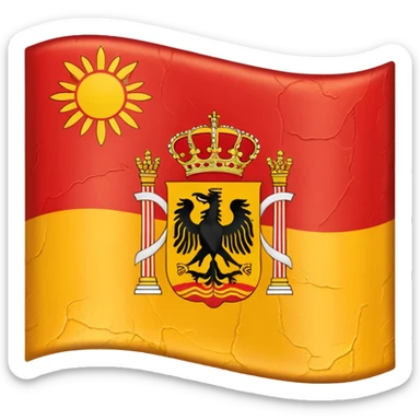 bandera imperio español sticker