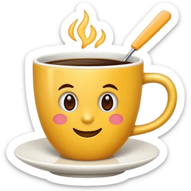 El hareketi olan çomak sticker