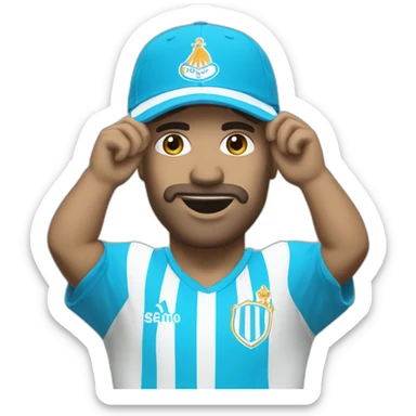 Olympique de Marseille supporter sticker