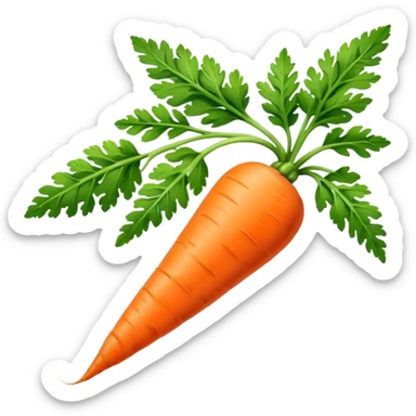 Carrot sticker