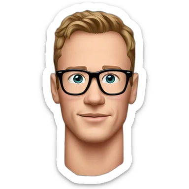 Jonathan Toews wearing glasses as a pretzel with pastel roses sticker