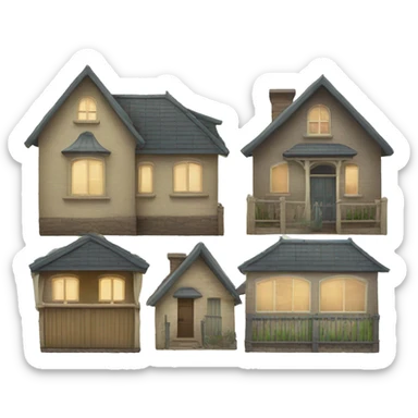 houses in australia sticker