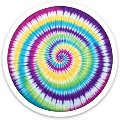 tye dye  sticker