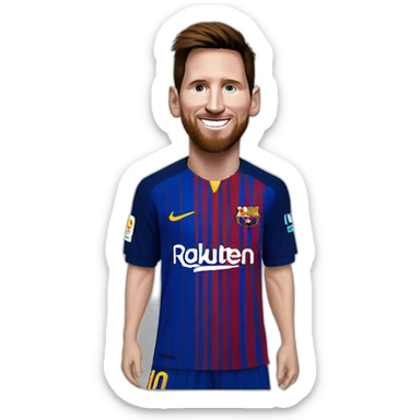 Messi sur halland sticker