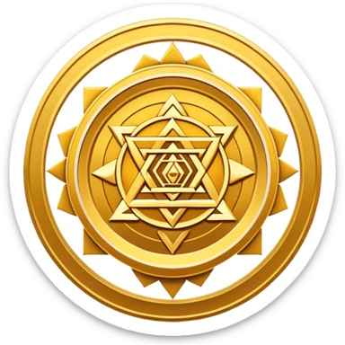 Sri yantra sticker