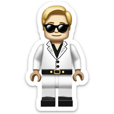 ELTON JOHN lego full body sticker