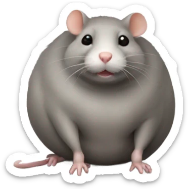 Fat rat  sticker