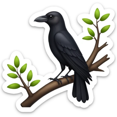 Black Crow sticker