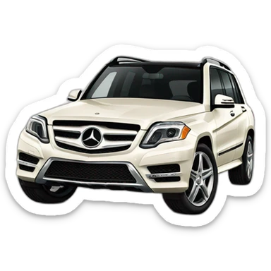 mercedes glk brown sticker