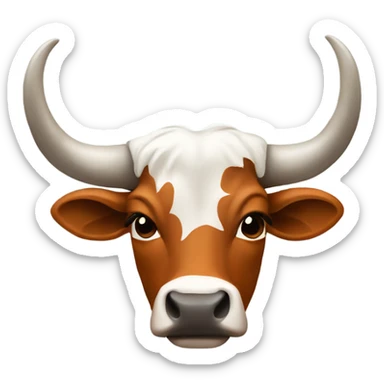 Texas longhorn sticker