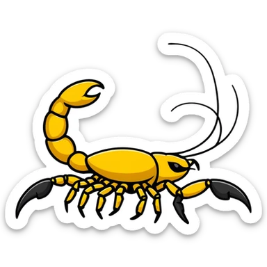 animated scorpion sticker