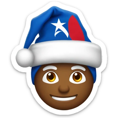 Kansas City Current logo with santa hat on sticker