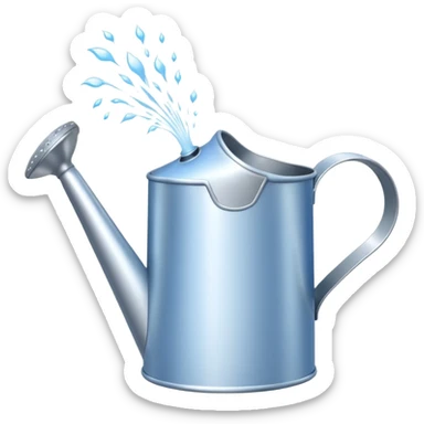 Cloud + watering can,Sky Gardeners. sticker