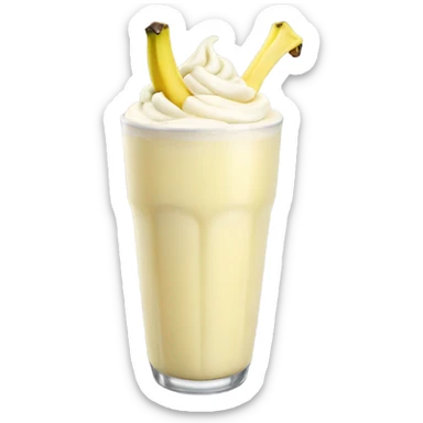 Banana milkshake sticker