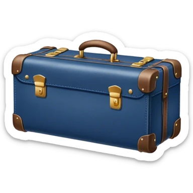 Dark Blue suitcase handyman  sticker